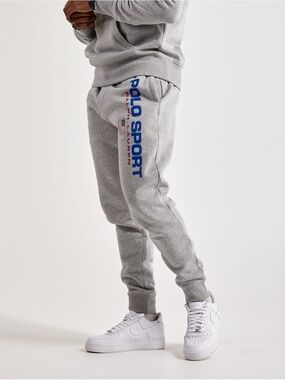 Polo Sport Grey Logo Sport Sweatpants
